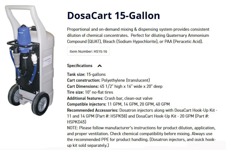 The Dosatron Fertilizer Injector D45RE15 is for growers needing higher